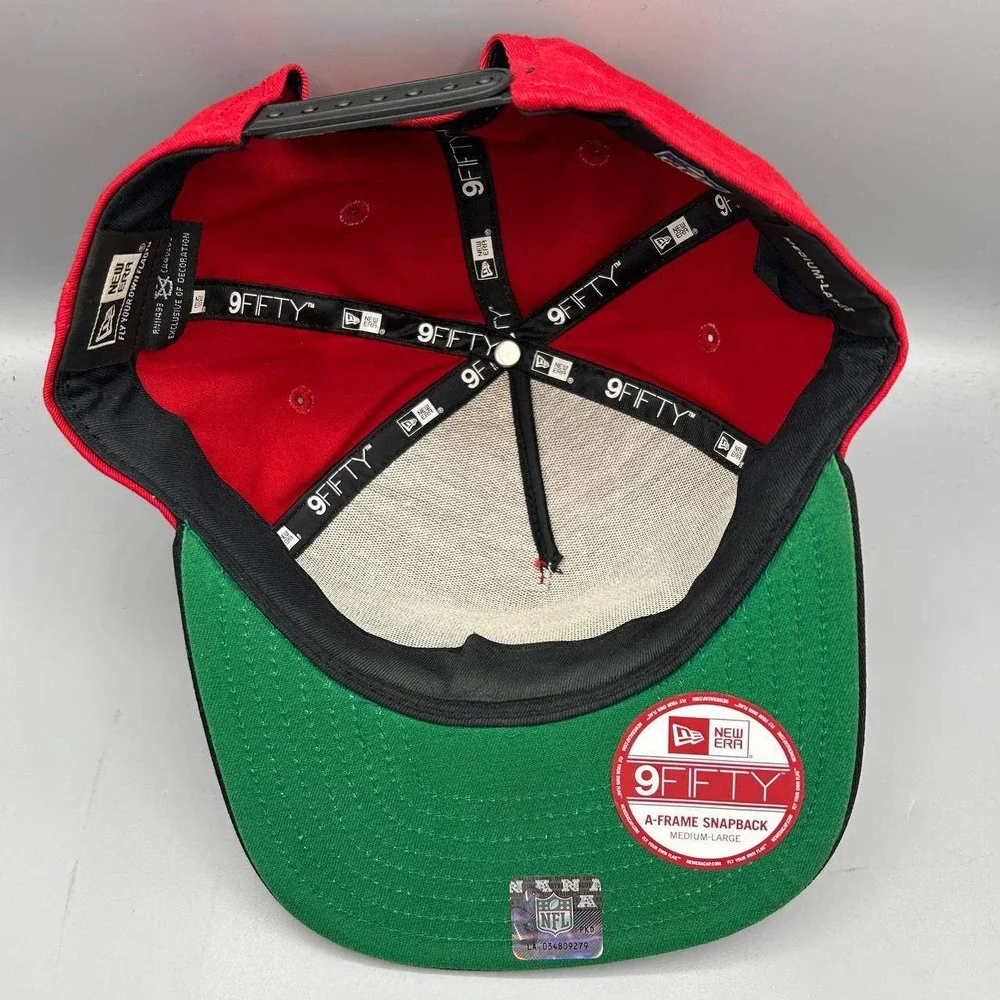 San Francisco 49ers Hat Men M-L NFL 9Fifty New Era Snap Back Cap‎ Cotton A-Frame